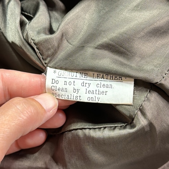 Vintage A&F Originals Brown Trench Jacket Size 8 - Picture 9 of 14